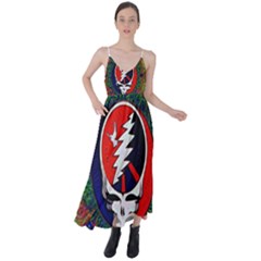 Grateful Dead Tie Back Maxi Dress by Sapixe