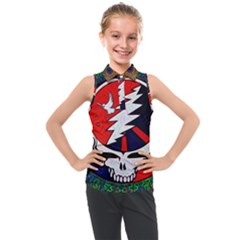 Grateful Dead Kids  Sleeveless Polo Tee