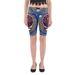 Grateful Dead Ahead Of Their Time Yoga Cropped Leggings by Sapixe