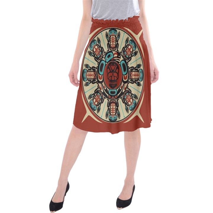 Grateful Dead Pacific Northwest Cover Midi Beach Skirt