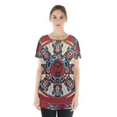 Grateful Dead Pacific Northwest Cover Skirt Hem Sports Top by Sapixe