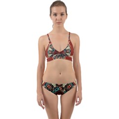 Grateful Dead Pacific Northwest Cover Wrap Around Bikini Set by Sapixe