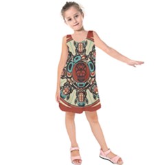 Grateful Dead Pacific Northwest Cover Kids  Sleeveless Dress by Sapixe