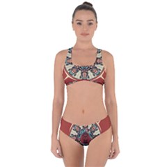 Grateful Dead Pacific Northwest Cover Criss Cross Bikini Set by Sapixe