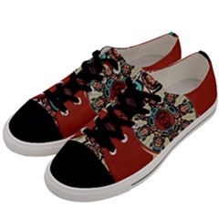 Grateful Dead Pacific Northwest Cover Men s Low Top Canvas Sneakers by Sapixe