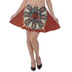 Grateful Dead Pacific Northwest Cover Velvet Skater Skirt by Sapixe