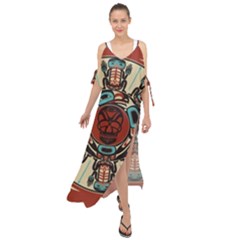 Grateful Dead Pacific Northwest Cover Maxi Chiffon Cover Up Dress