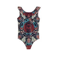 Grateful Dead Pacific Northwest Cover Kids  Frill Swimsuit