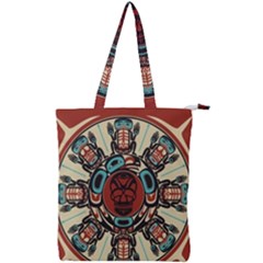 Grateful Dead Pacific Northwest Cover Double Zip Up Tote Bag by Sapixe