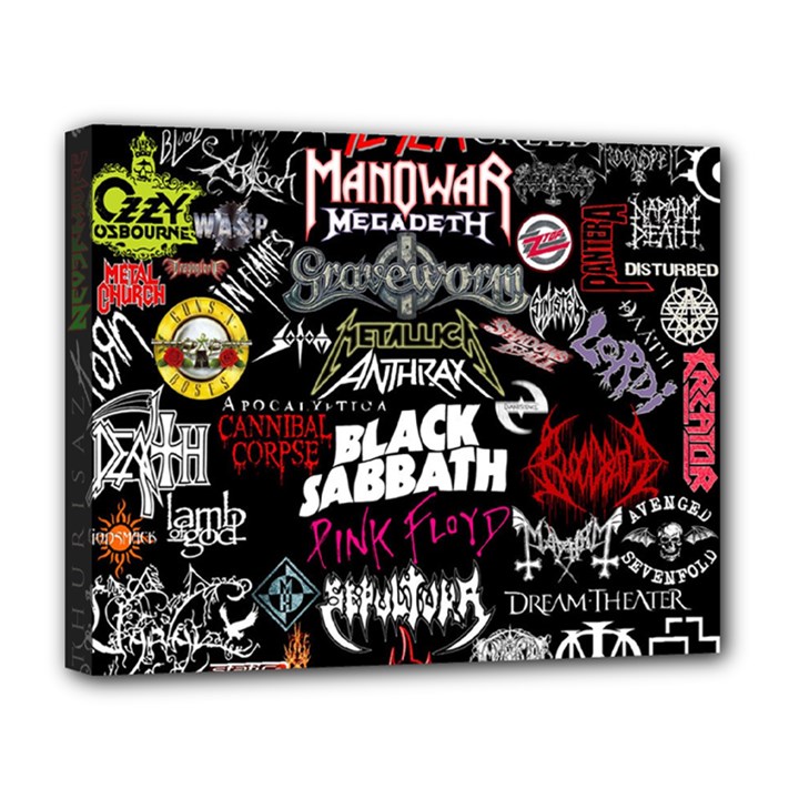 Metal Bands College Deluxe Canvas 20  x 16  (Stretched)