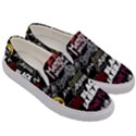 Metal Bands College Men s Canvas Slip Ons View3