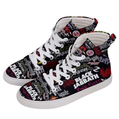 Metal Bands College Women s Hi-top Skate Sneakers by Sudhe