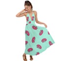 Donuts Pattern Food Colourful Backless Maxi Beach Dress View1