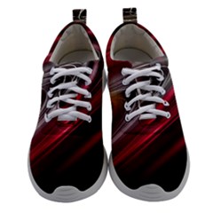 Circle Background Red Dark Bokeh Women Athletic Shoes