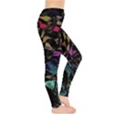 Background Drawing Colorful Pattern Leggings  View4