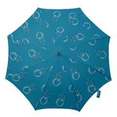 Bubble Group Pattern Abstract Hook Handle Umbrellas (small) by Vaneshart