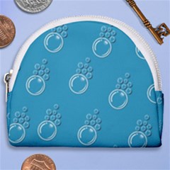 Bubble Group Pattern Abstract Horseshoe Style Canvas Pouch by Vaneshart