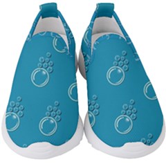 Bubble Group Pattern Abstract Kids  Slip On Sneakers by Vaneshart