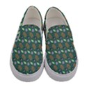 Nature Pattern Spring Green Women s Canvas Slip Ons View1