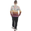 Floral Background Abstract Pattern Men s Pique Long Sleeve Tee View2