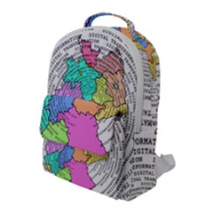 Digitization Transformation Germany Flap Pocket Backpack (large) by Vaneshart