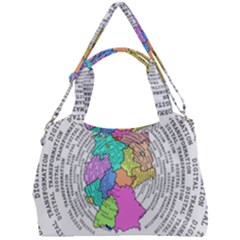 Digitization Transformation Germany Double Compartment Shoulder Bag by Vaneshart