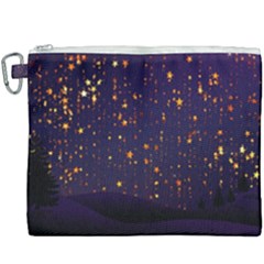 Christmas Background Star Canvas Cosmetic Bag (xxxl) by Vaneshart