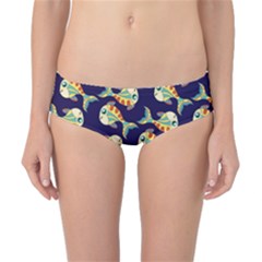 Fish Background Abstract Animal Classic Bikini Bottoms by Vaneshart