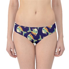 Fish Background Abstract Animal Hipster Bikini Bottoms by Vaneshart