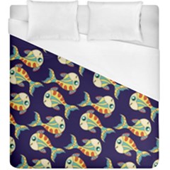 Fish Background Abstract Animal Duvet Cover (king Size)