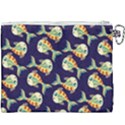 Fish Background Abstract Animal Canvas Cosmetic Bag (XXXL) View2