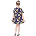 Fish Background Abstract Animal Kids  Smock Dress View2