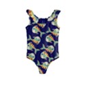 Fish Background Abstract Animal Kids  Frill Swimsuit View1