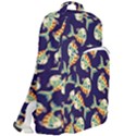 Fish Background Abstract Animal Double Compartment Backpack View2