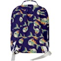 Fish Background Abstract Animal Double Compartment Backpack View3