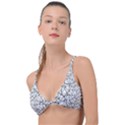 Triangle Poly Low Poly Background Knot Up Bikini Top View1