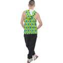 Pattern Tiles Square Design Modern Men s Sleeveless Hoodie View2