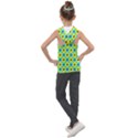 Pattern Tiles Square Design Modern Kids  Sleeveless Hoodie View2