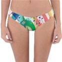 Music Piano Treble Clef Clef Reversible Hipster Bikini Bottoms View3