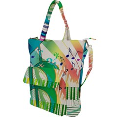 Music Piano Treble Clef Clef Shoulder Tote Bag by Vaneshart