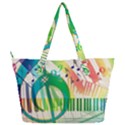 Music Piano Treble Clef Clef Full Print Shoulder Bag View2