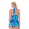 Social Media Smartphone Monitor Boyleg Halter Swimsuit  View2