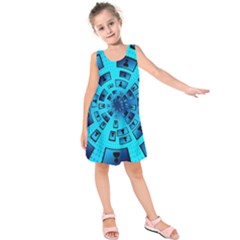 Social Media Smartphone Monitor Kids  Sleeveless Dress by Vaneshart