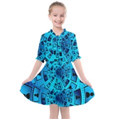 Social Media Smartphone Monitor Kids  All Frills Chiffon Dress by Vaneshart