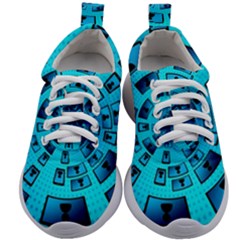 Social Media Smartphone Monitor Kids Athletic Shoes