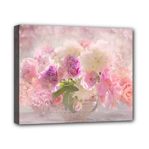 Nature Landscape Flowers Peonie Canvas 10  X 8  (stretched) by Vaneshart