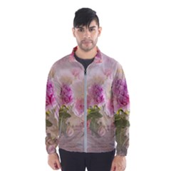 Nature Landscape Flowers Peonie Men s Windbreaker by Vaneshart