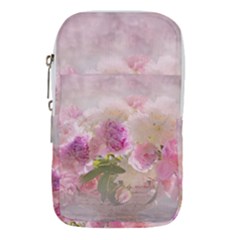 Nature Landscape Flowers Peonie Waist Pouch (large) by Vaneshart