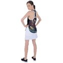 Pattern Background Swinging Design Racer Back Mesh Tank Top View2