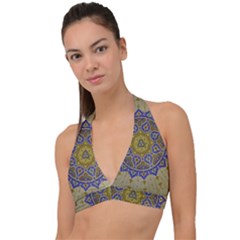 Image Star Pattern Mosque Tashkent Halter Plunge Bikini Top by Vaneshart